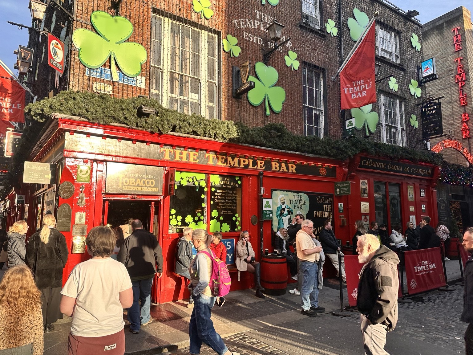 The Temple Bar in Dublin