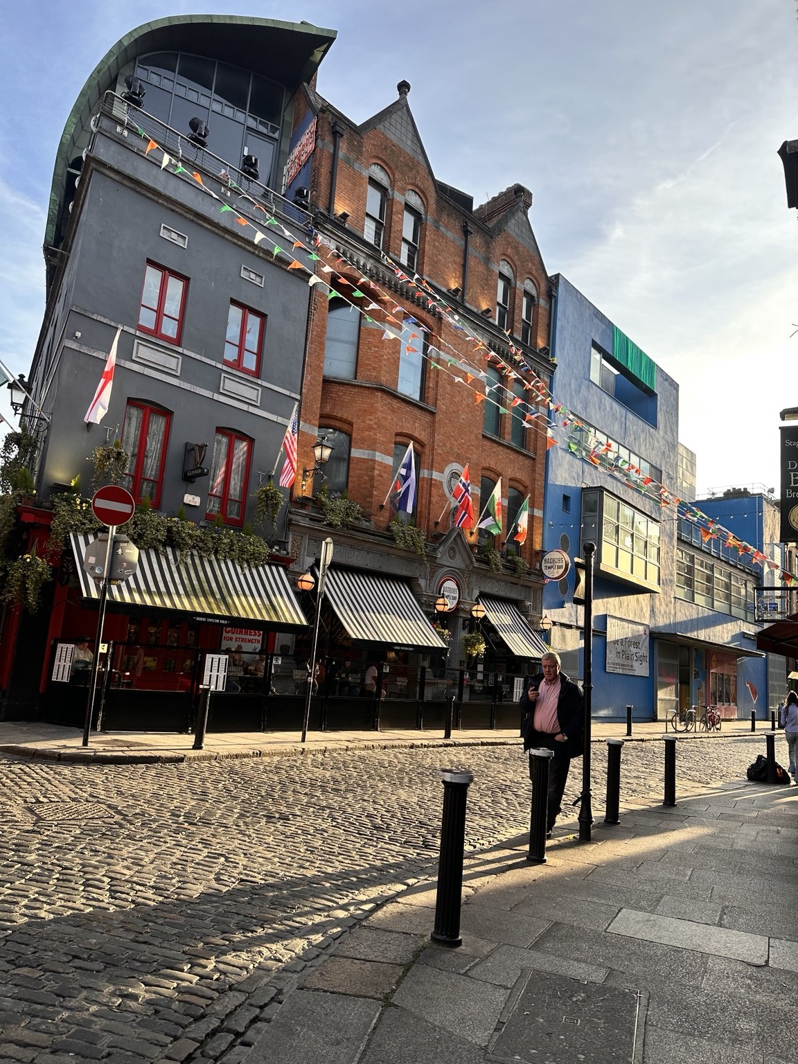 Colorful buildings in Dublin