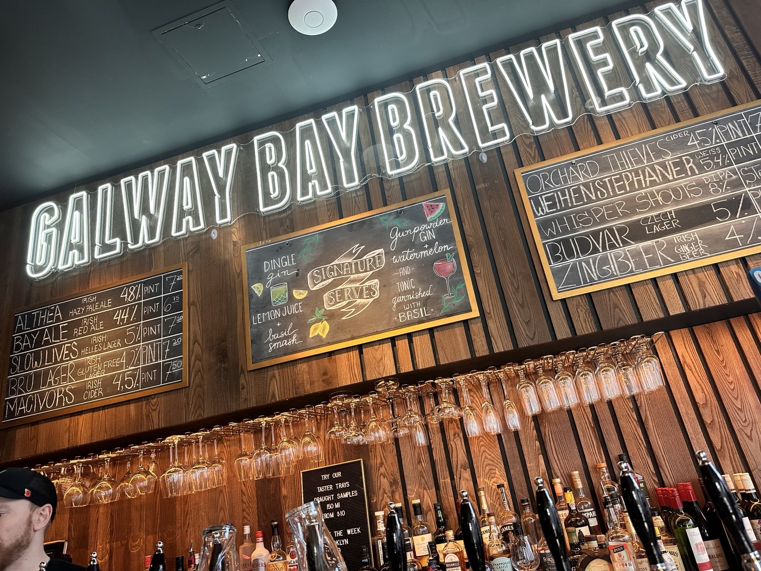 Galway Bay Brewery pub interior