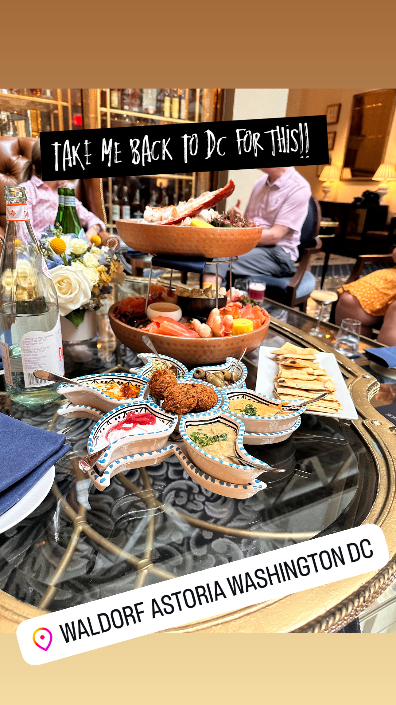 Afternoon tea at Waldorf Astoria Washington D.C.