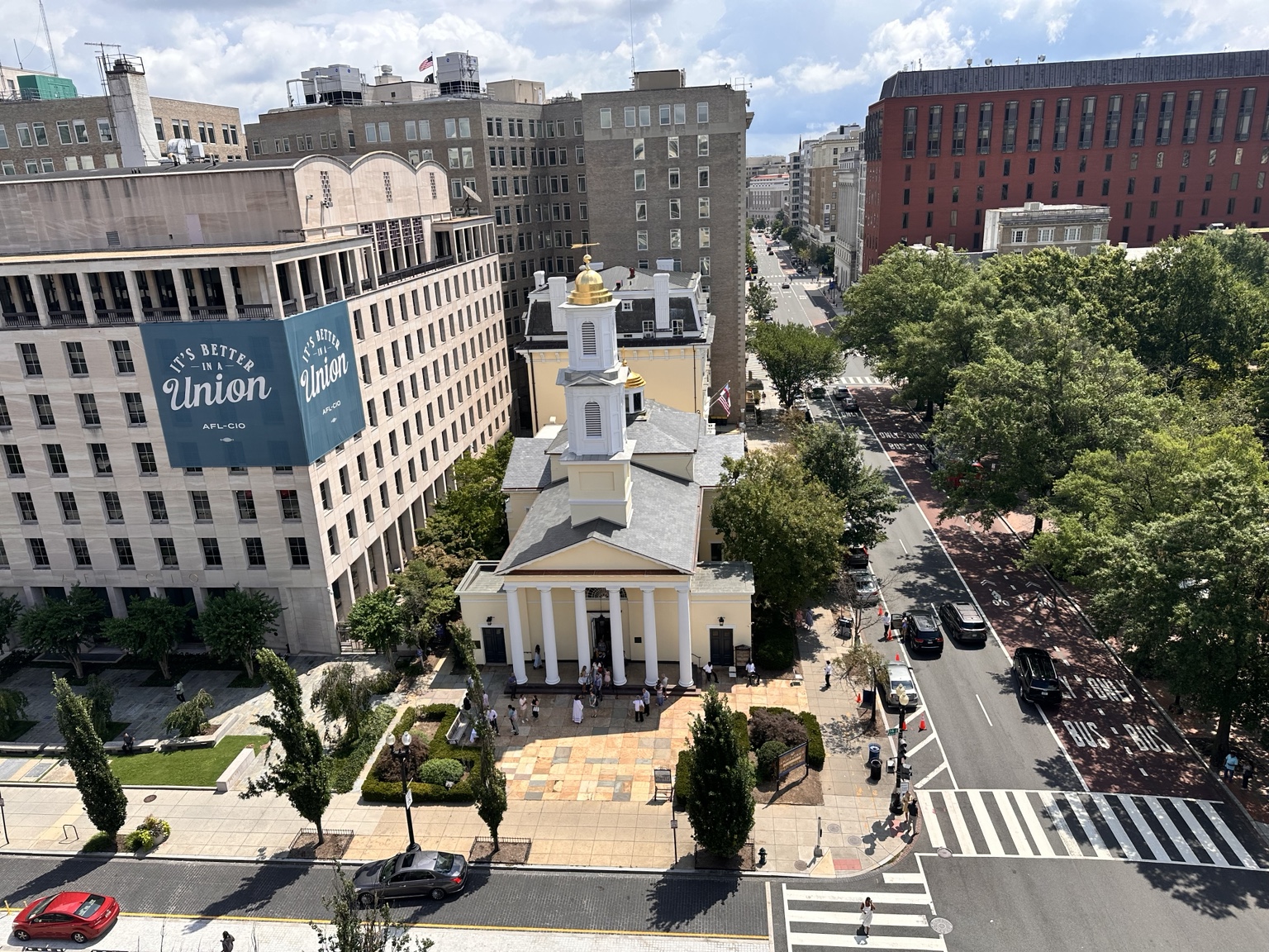 Washington D.C. rooftops and historic architecture